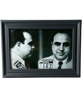 Al Capone mobster mugshot wise guy mob framed Photo print Scarface Italian Mafia